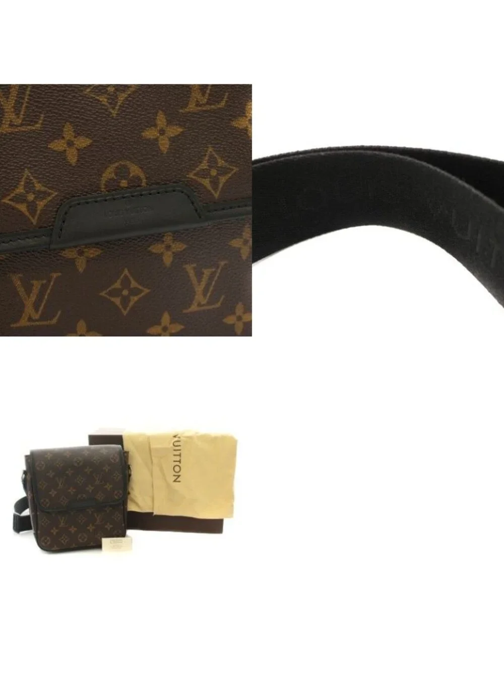Louis Vuitton Bus PM Shoulder Bag Canvas Monogram Brown YT